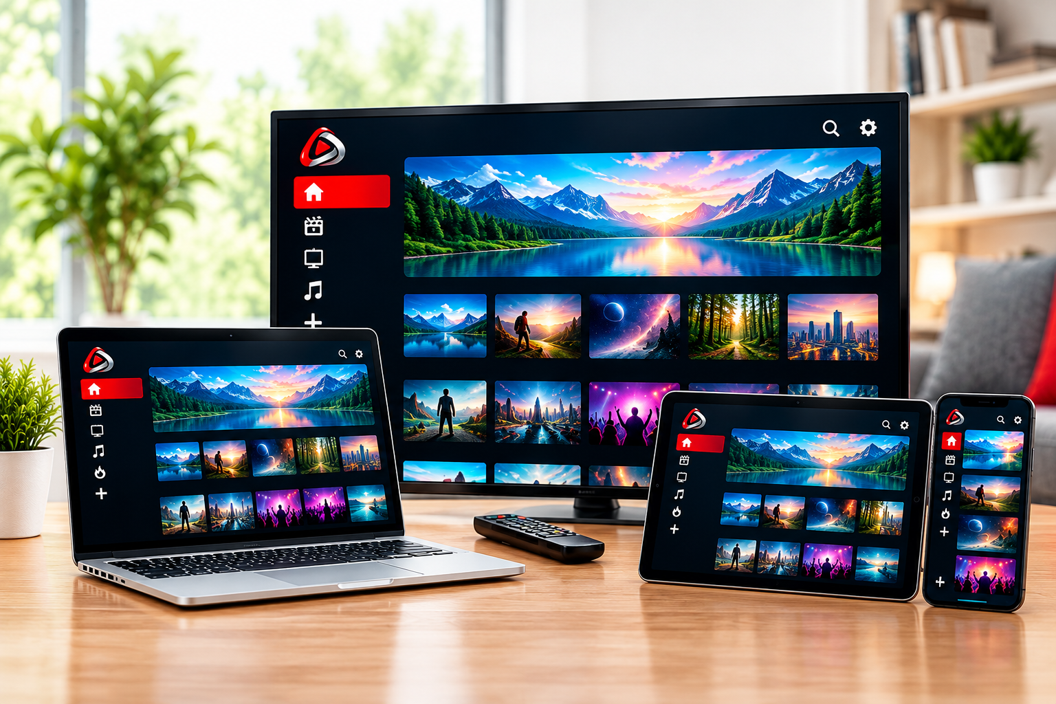 CZ Play en TV, laptop, tablet y celular